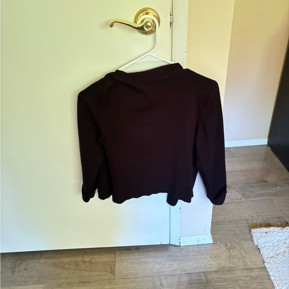 Black sweater perfect for formal and semi-casual wear. Great fit for tweens. - Picture 2 of 2
